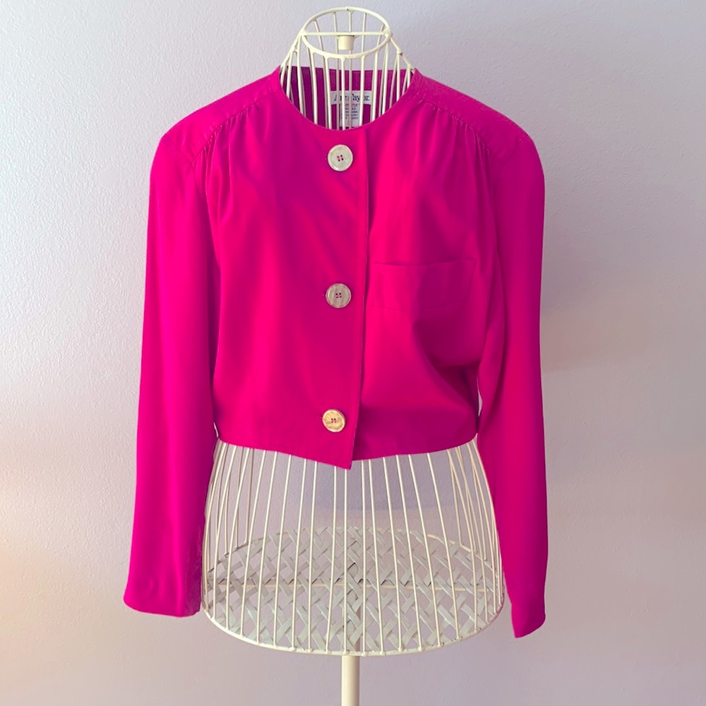 💕Ann Taylor Vintage silk cropped 📍FIRM📍